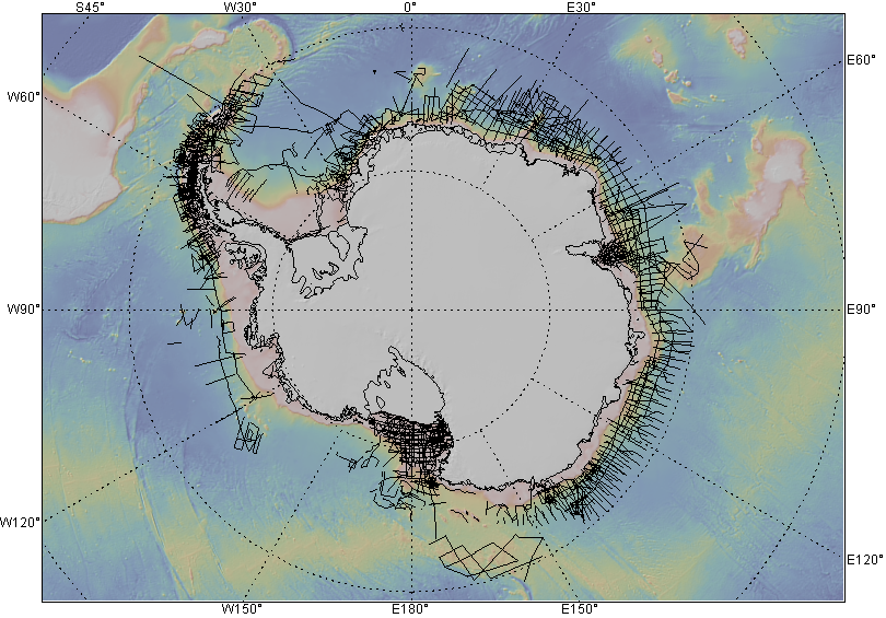 Antarctic Seismic Map